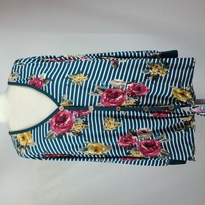 Emerald Tie Front Blouse